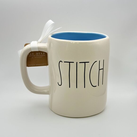 OHANA Stitch mug by Rae Dunn | Ohana coffee mug | Mug with adorable Stitch - Picture 3 of 5